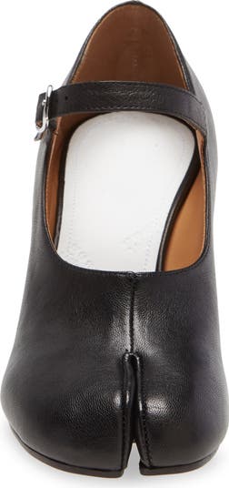 Maison Margiela 　 Tabi Double Strap　タビ Maison Margiela - Tabi Leather Heels in Black - S34WL0021