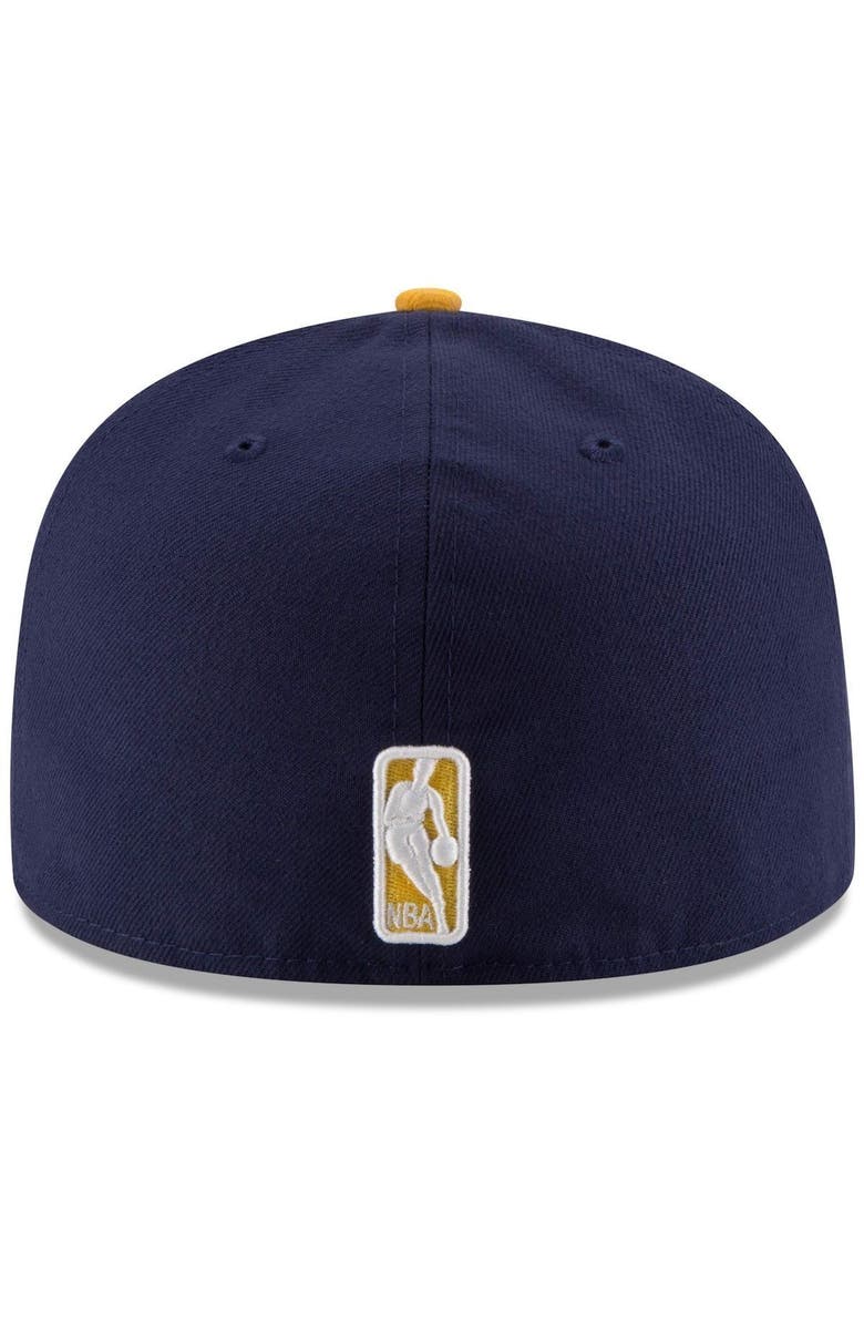 New Era Men's New Era Navy/Yellow Indiana Pacers Official Team Color 2Tone 59FIFTY Fitted Hat, Alternate, color, Navy