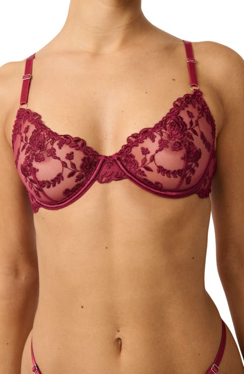 Nicolette Embroidered Underwire Bra