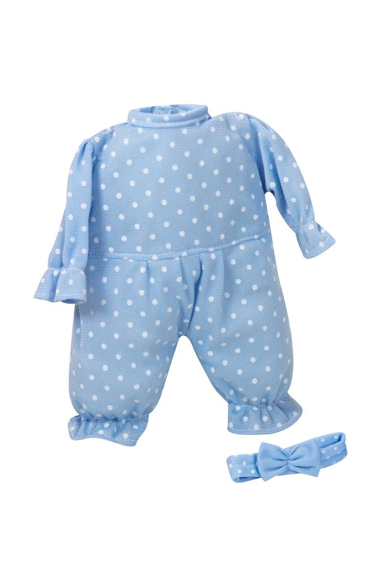 Lissi 11 Inch Talking Baby Doll, Pink & Blue Floral Outfit & Cap, 6 Sounds, Alternate, color, Multicolored