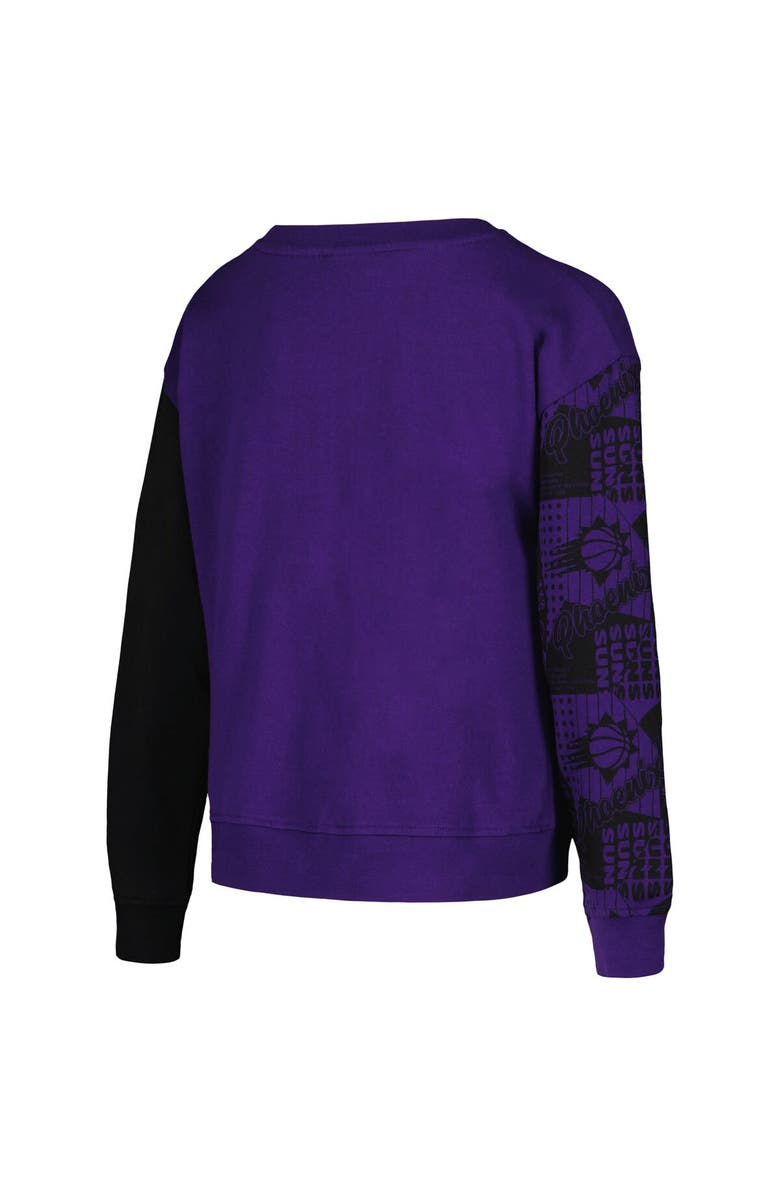 Outerstuff Girls Youth Purple Phoenix Suns Trifecta Pullover Sweatshirt, Alternate, color, Purple