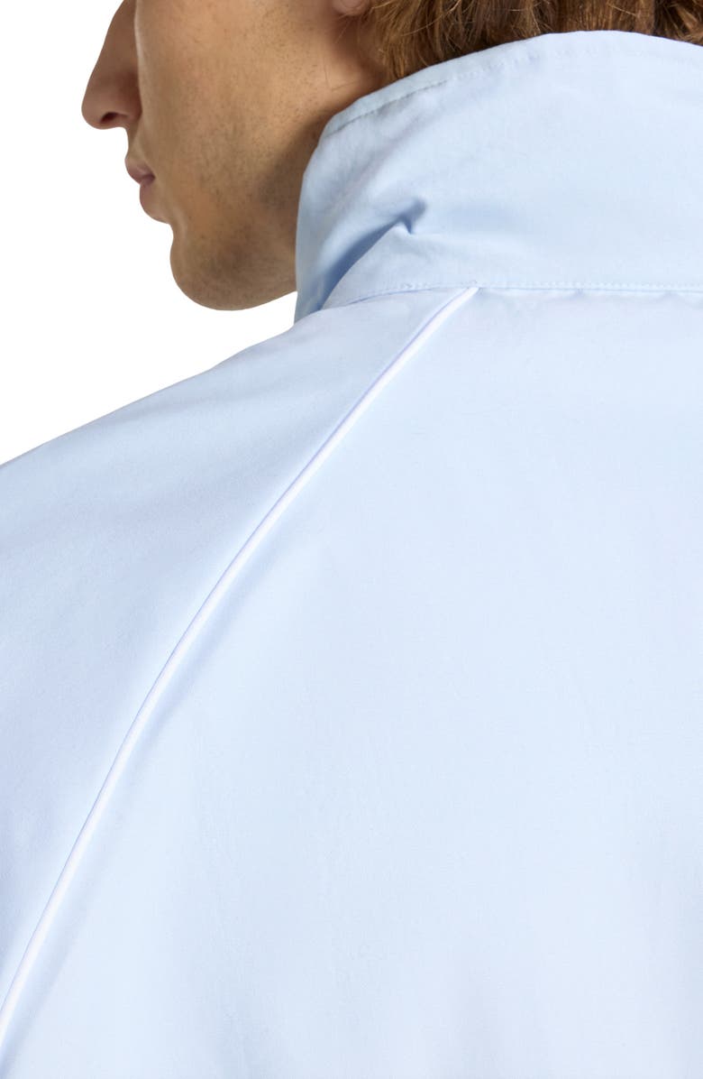 adidas Chest Stripes Track Jacket, Alternate, color, Crystal Sky/ /