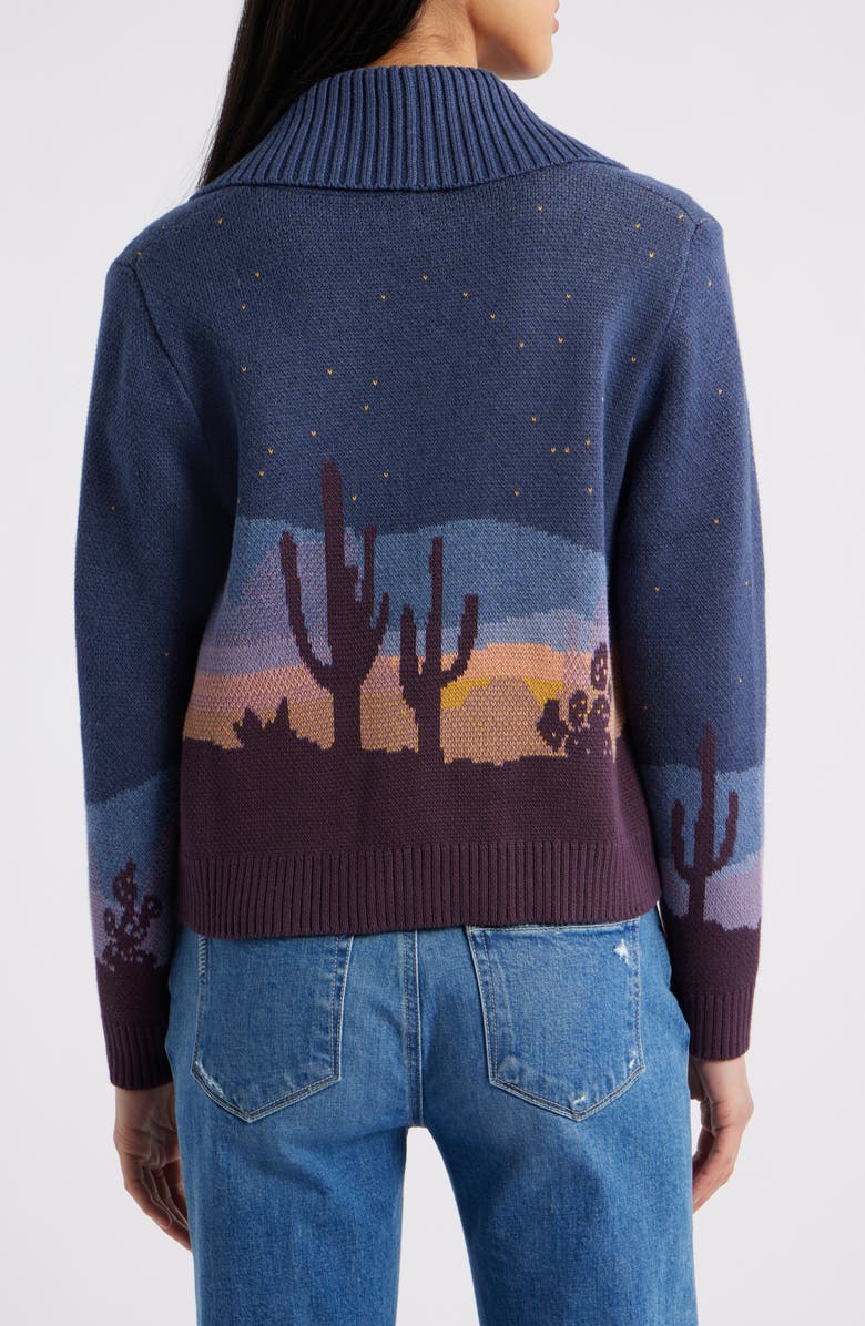 Pendleton Western Scenic Shawl Cardigan, Alternate, color, 