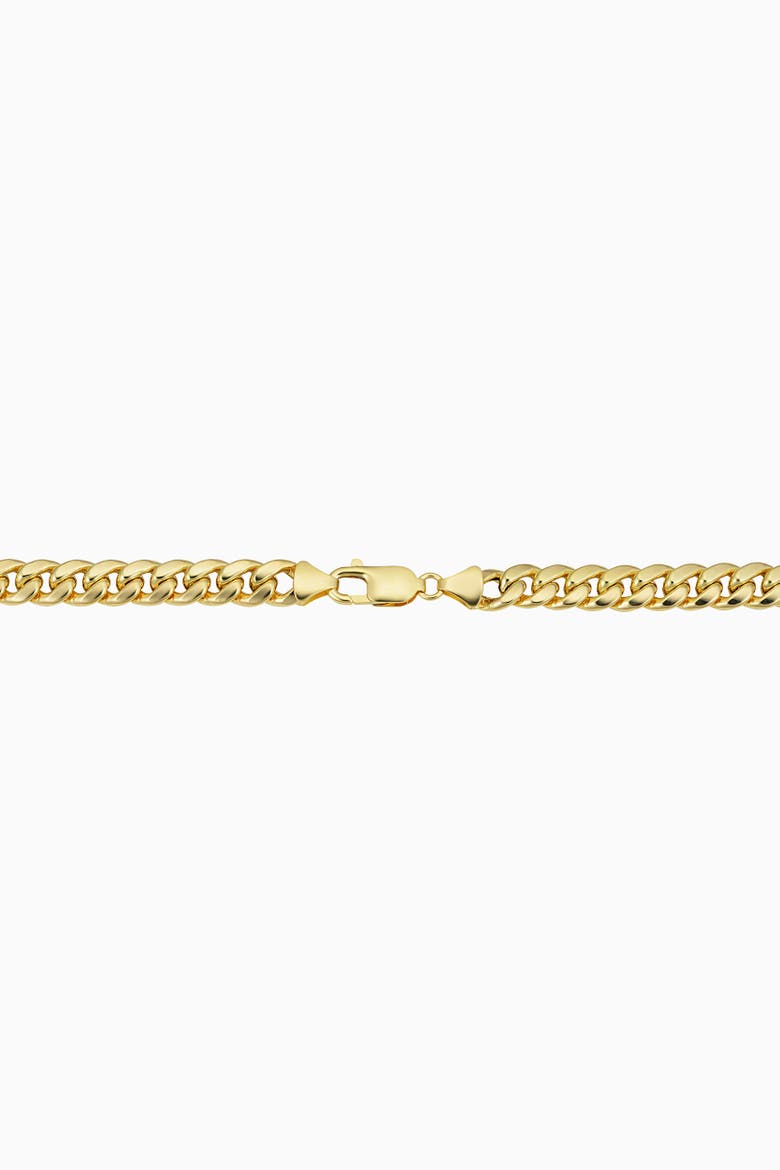 14K Gold Estate Cuban Statement Chain Necklace, Alternate, color, Yellow Gold