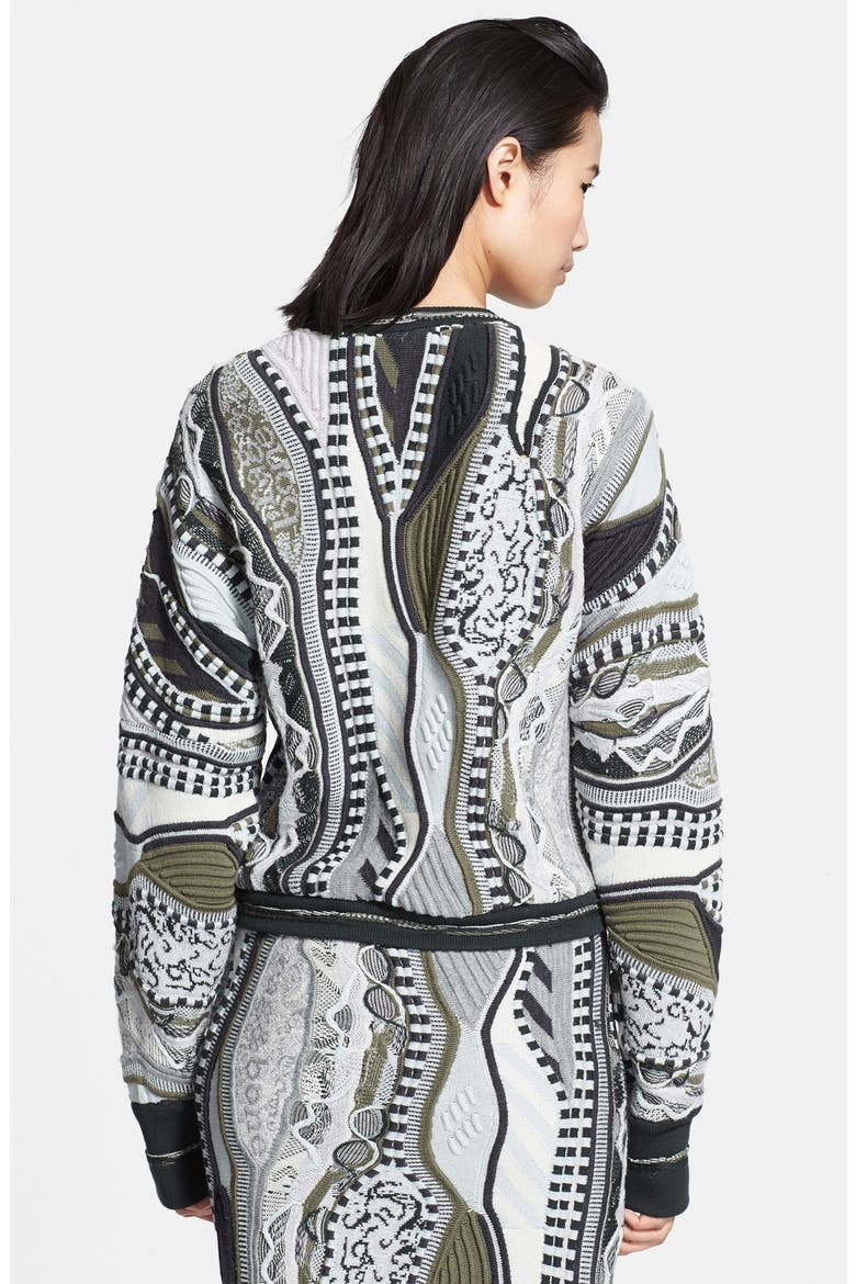 x Coogi Crop Sweater, Alternate, color, FLYNT GREEN
