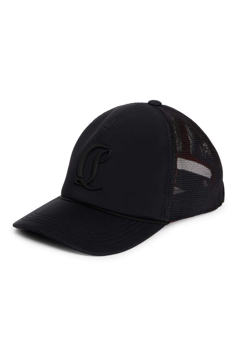 Horse Season Trucker Hat, Main, color, BLACK
