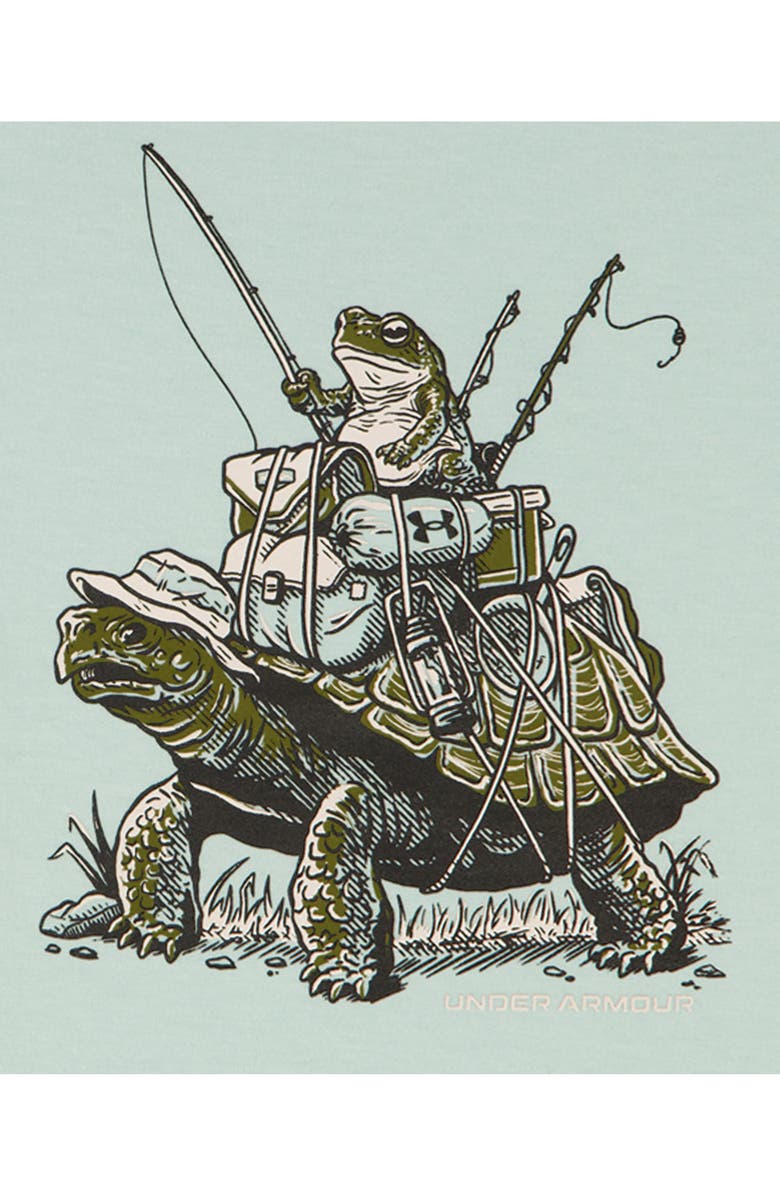 Under Armour Kids' Slow Yer Roll Graphic T-Shirt & Shorts Set, Alternate, color, Enamel Blue