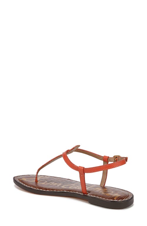 Sam Edelman Gigi Sandal In Orange Sunrise