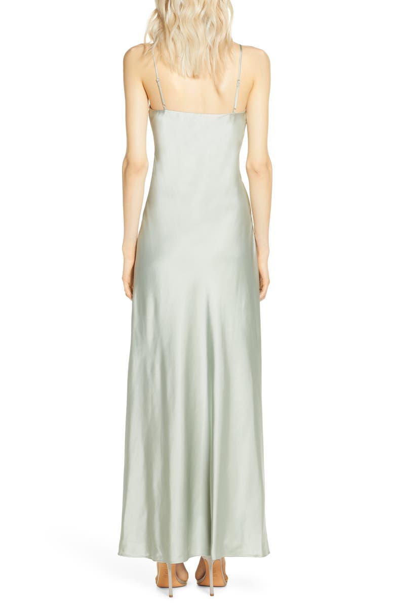 WAYF The Cooper Satin Faux Wrap Gown, Alternate, color, 