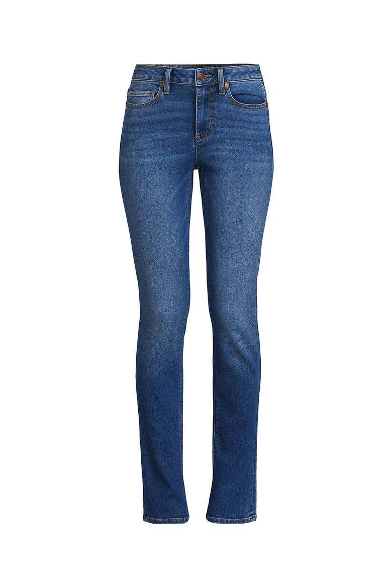 Recover Mid Rise Straight Leg Blue Jeans, Alternate, color, Indigo Tide Blue