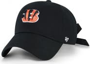 '47 Women's '47 Black Cincinnati Bengals  Bow Back Clean Up Adjustable Hat