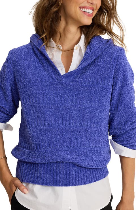 Paradise Isle Chenille Hoodie Sweater
