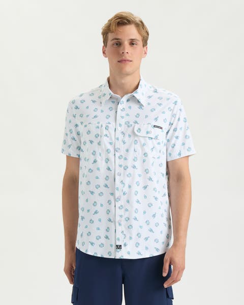 Crustacean Life Woven Short Sleeve Shirt