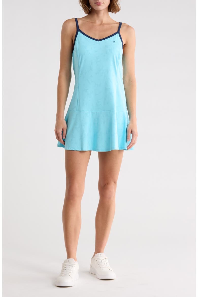 Floral Jacquard Dress, Main, color, CASTAWAY