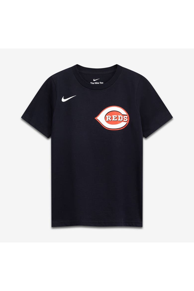 Youth Nike Elly De La Cruz Black Cincinnati Reds Name & Number T-Shirt, Alternate, color, Black