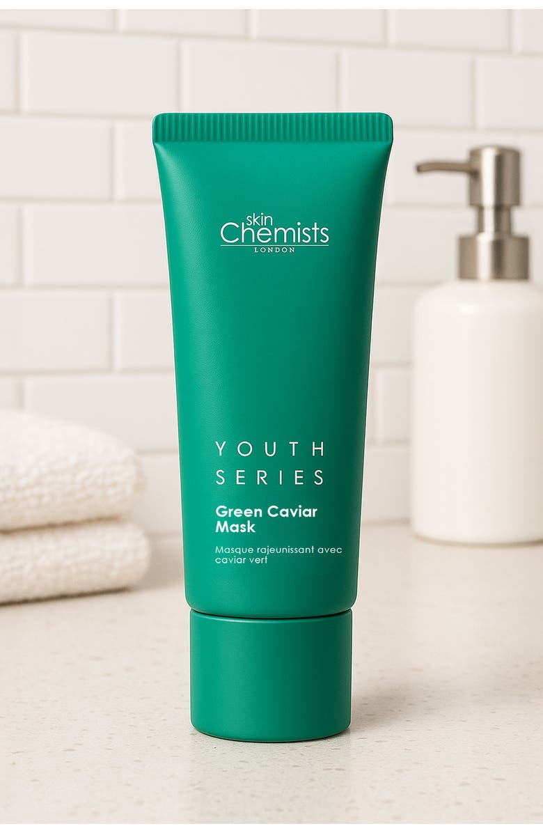 SKINCHEMISTS Green Caviar Mask 50ml, Alternate, color, White