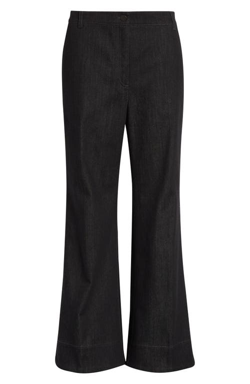 Akris Punto Ankle Flare Jeans In Black