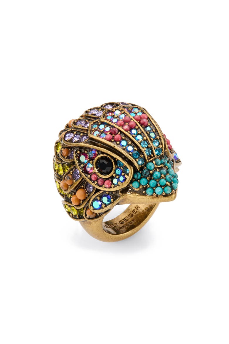 Large Eagle Cocktail Ring, Main, color, MULTI