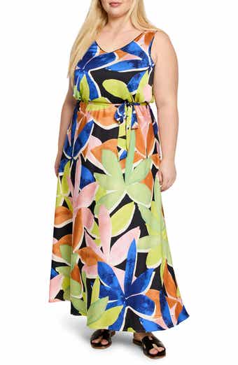 Bianca Mega Blooms Sleeveless Maxi Dress