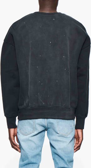 Tie Dye Cotton Graphic Sweatshirt