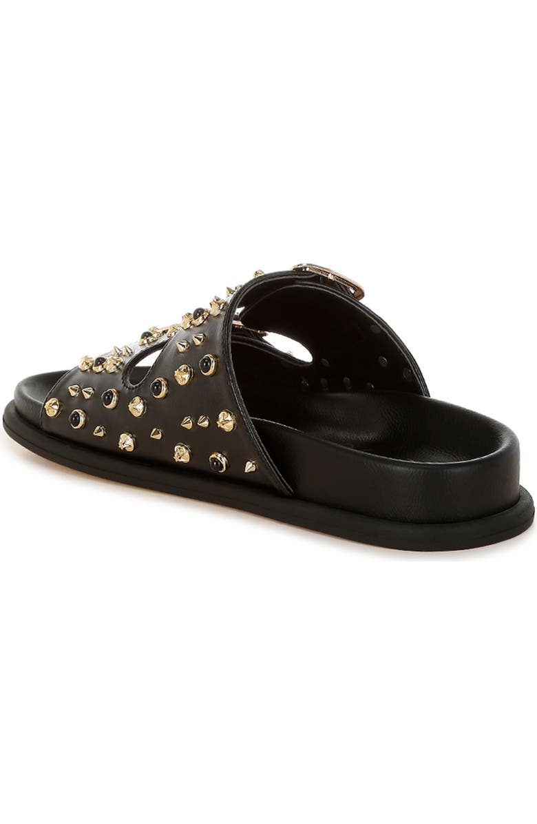 LONDON RAG Lumina Studded Slide Sandal, Alternate, color, Black