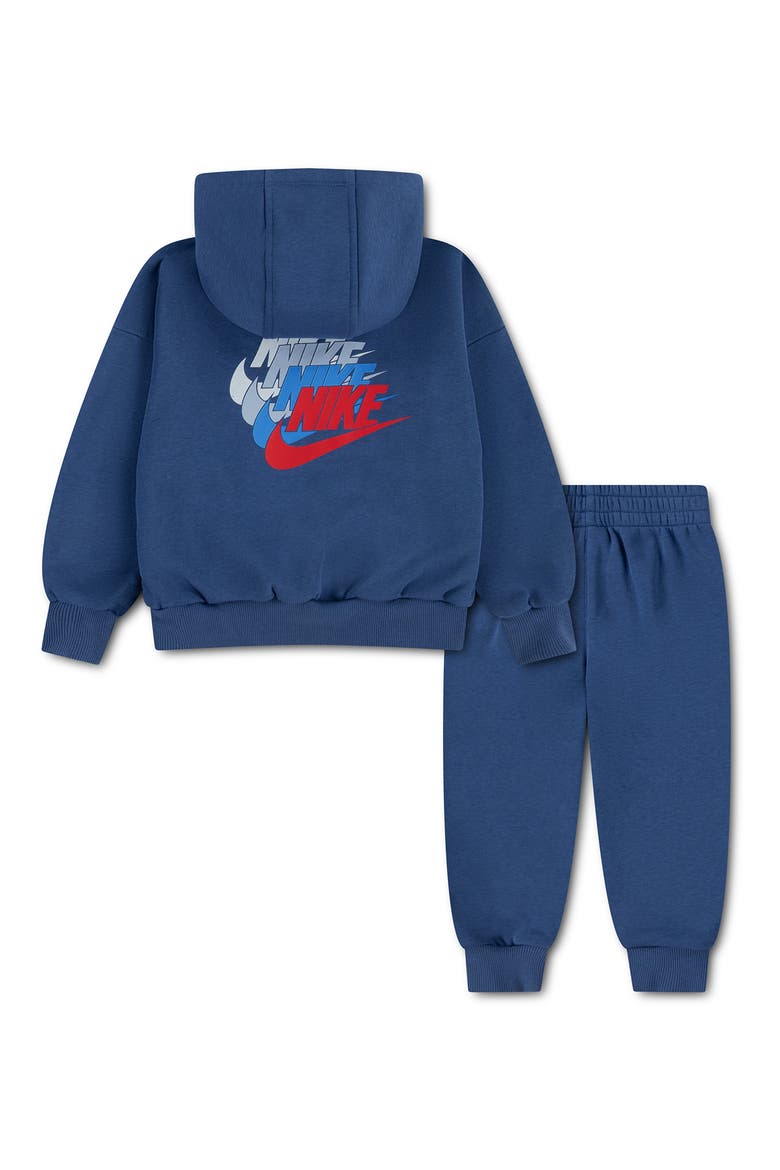 Kids' Graphic Hoodie & Pants Set, Alternate, color, MYSTIC NAVY