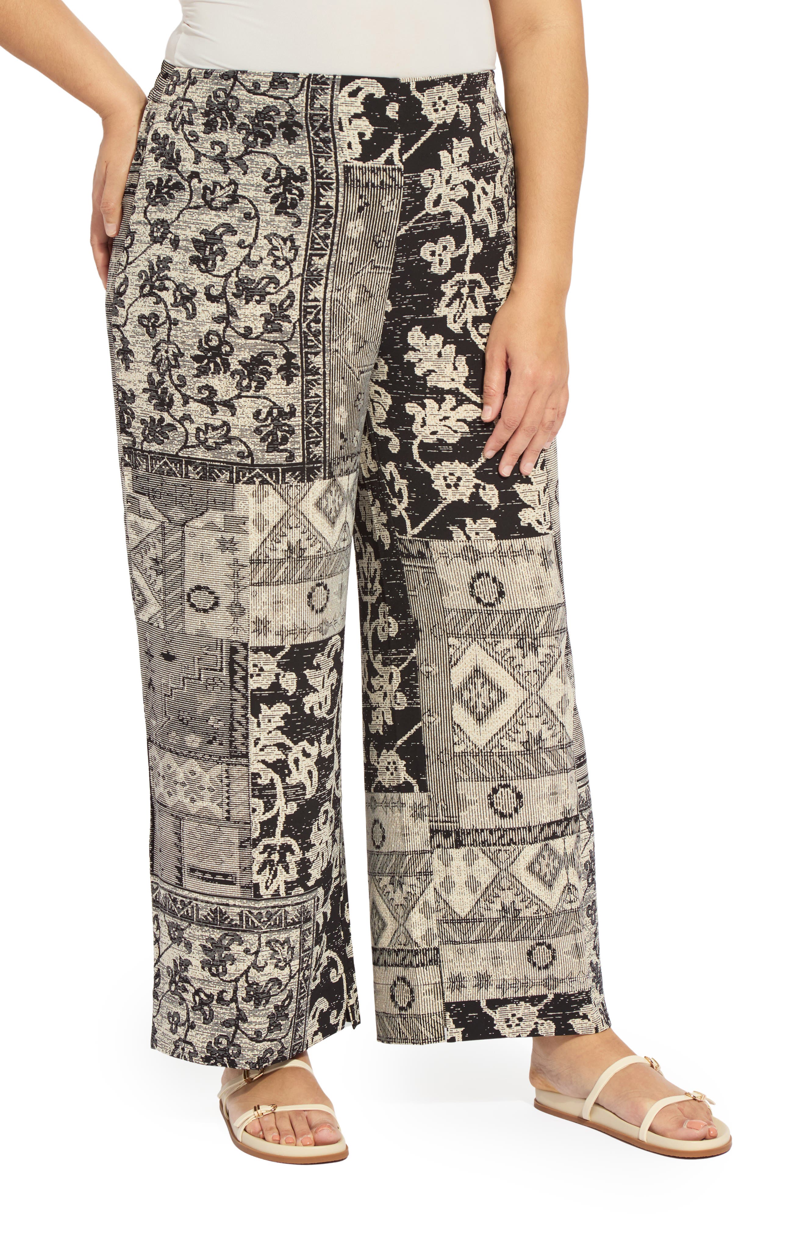 Genesis Mixed Print Stretch Woven Pants