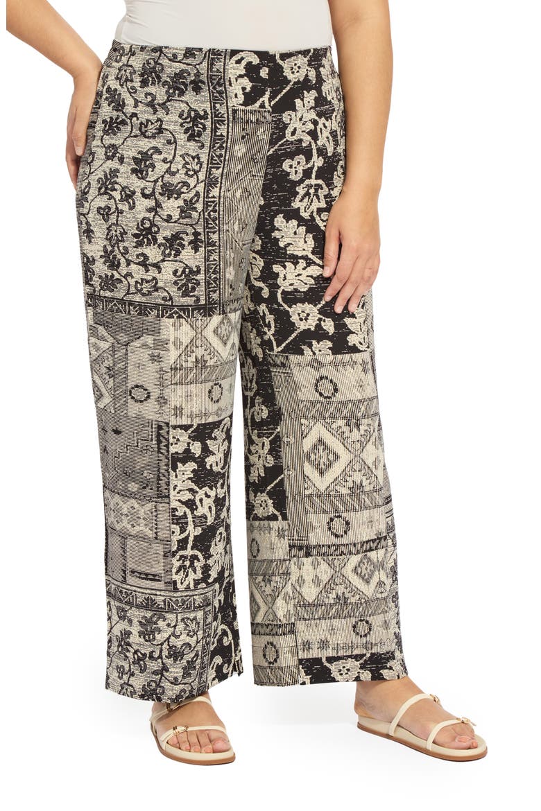 Genesis Mixed Print Stretch Woven Pants, Main, color, CASA DE MUSICA