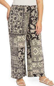Lysse Genesis Mixed Print Stretch Woven Pants
