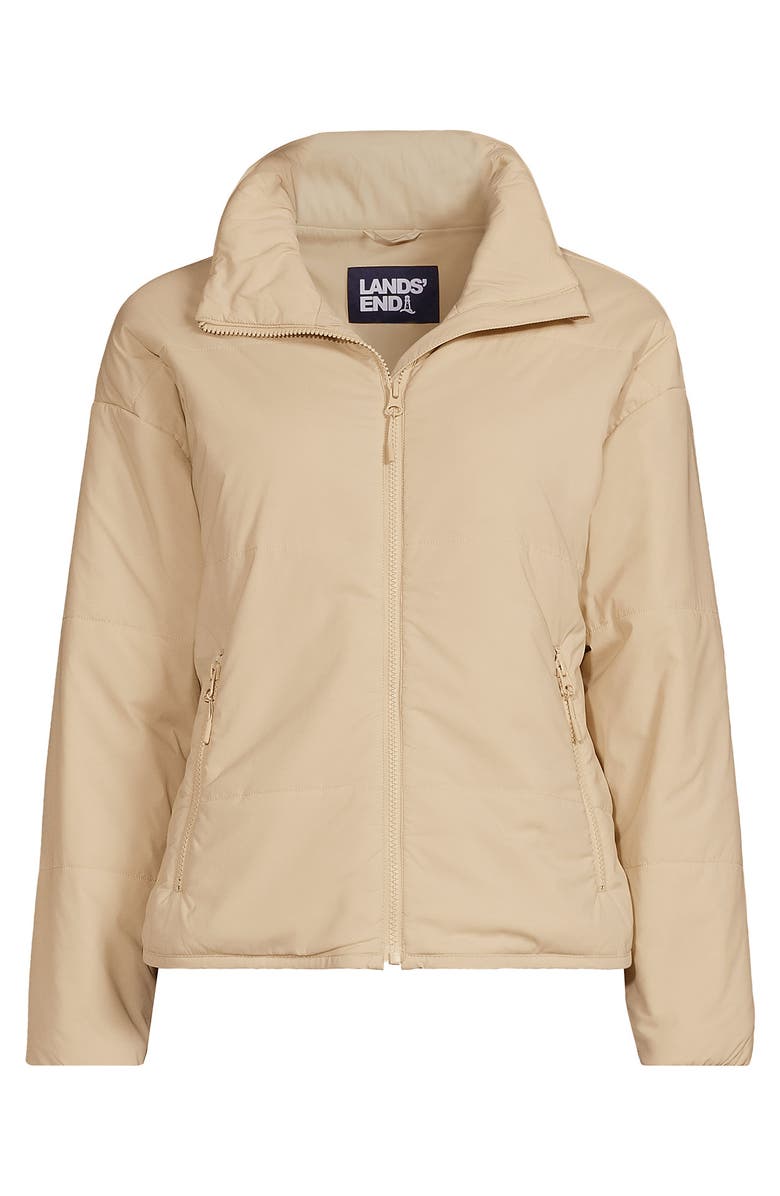 Lands
 End WanderFree Insulated Jacket, Alternate, color, White