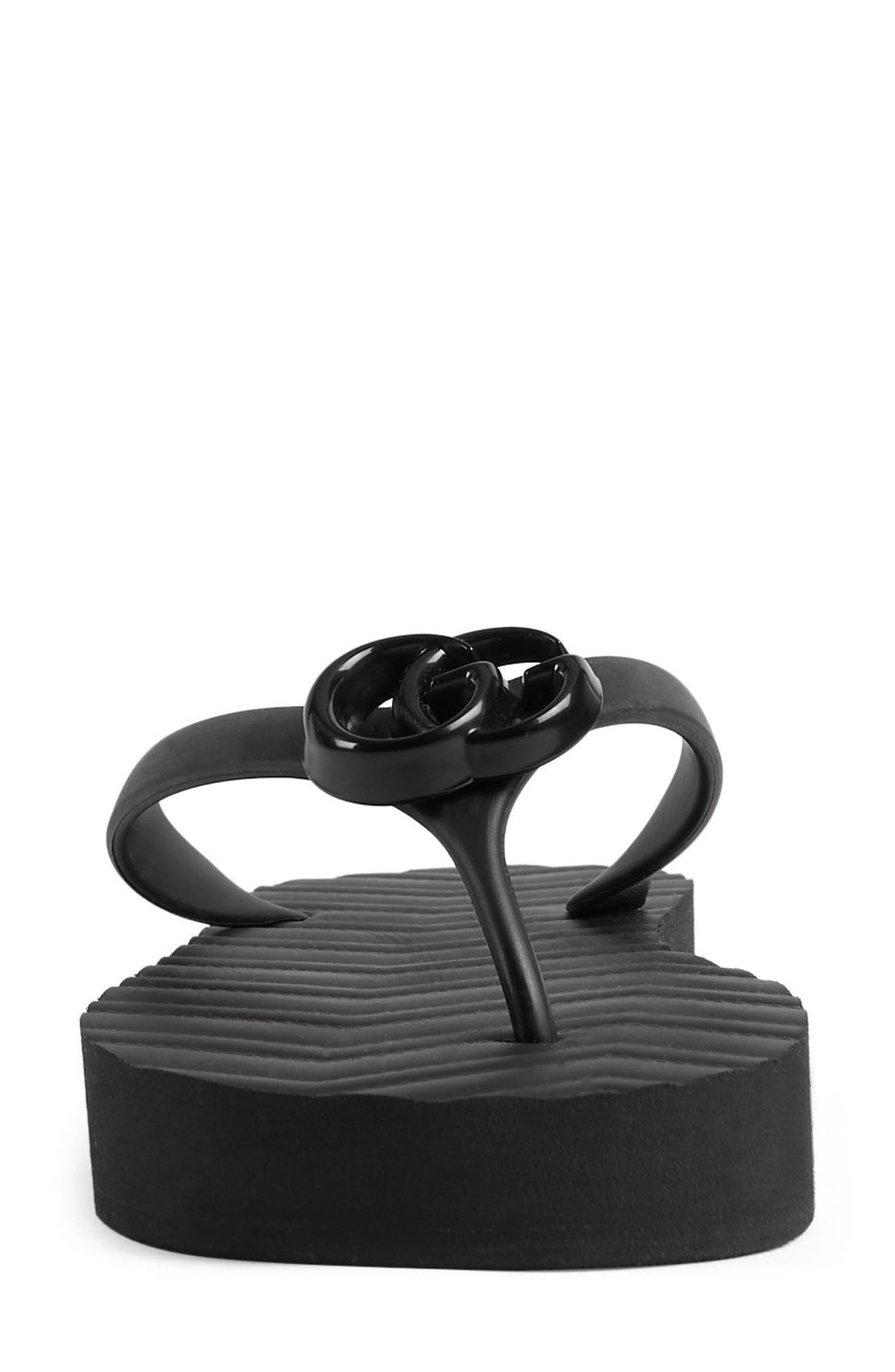 Gucci Pascar GG Platform Flip Flop, Alternate, color, 