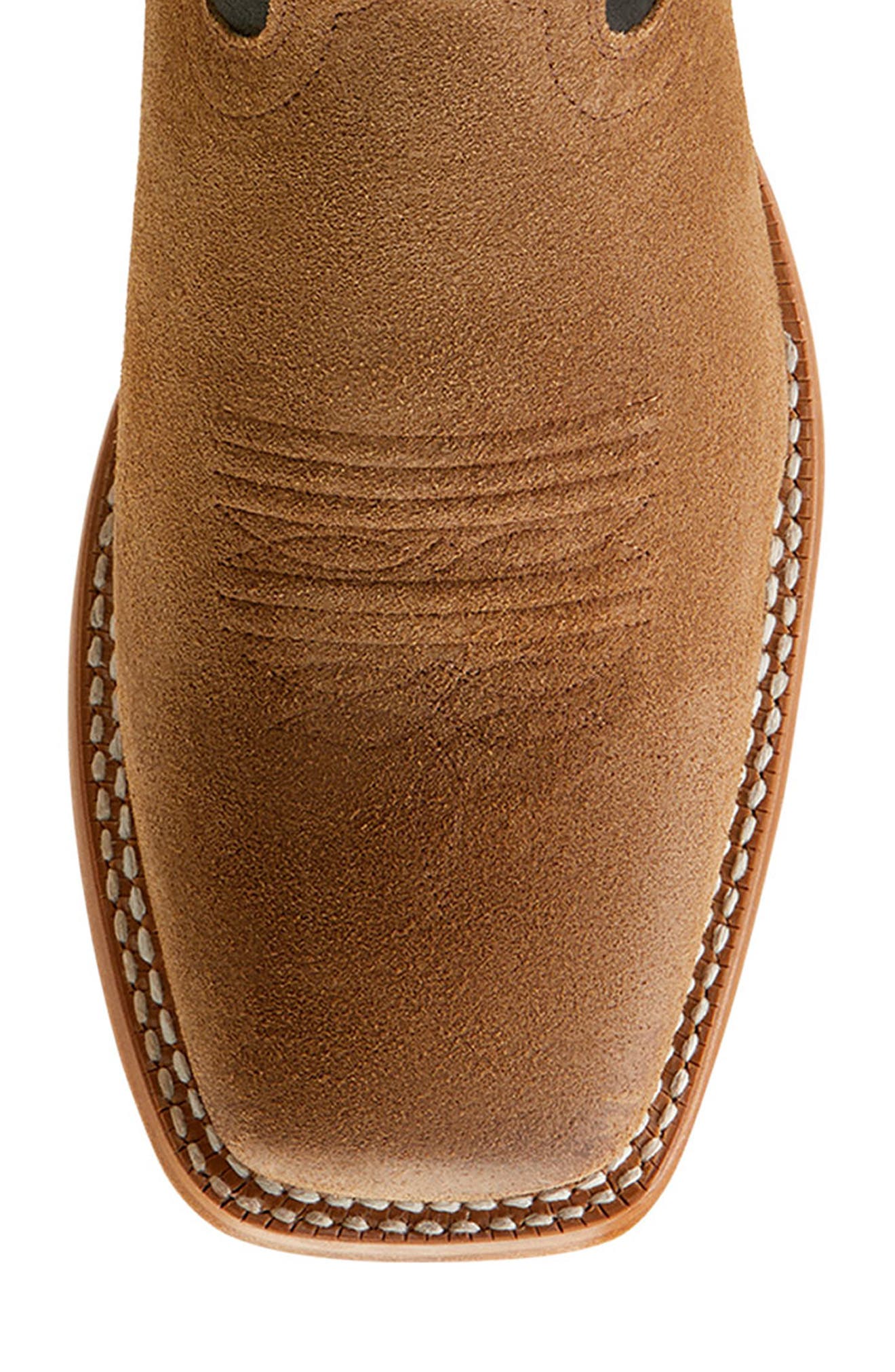 Ariat Circuit Paxton Cowboy Boot, Alternate, color, Ranch Brown Suede/ Bayou Black