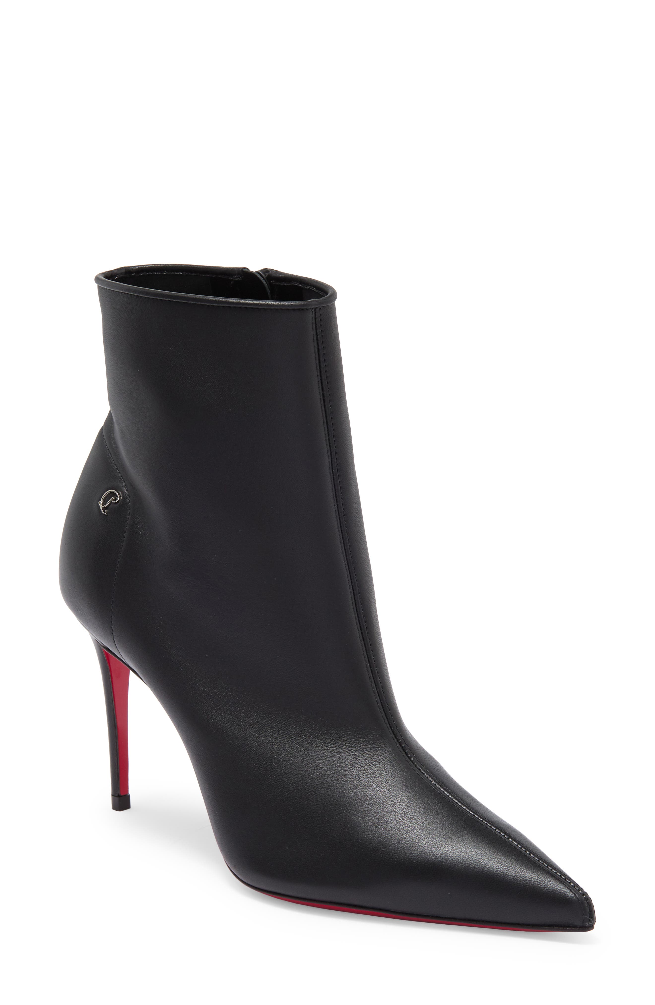 Sporty Kate Pointed Toe Bootie, Main, color, B439 BLACK/ LIN BLACK