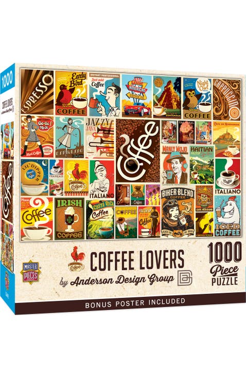 Coffee Lovers 1000 Piece Jigsaw Puzzle