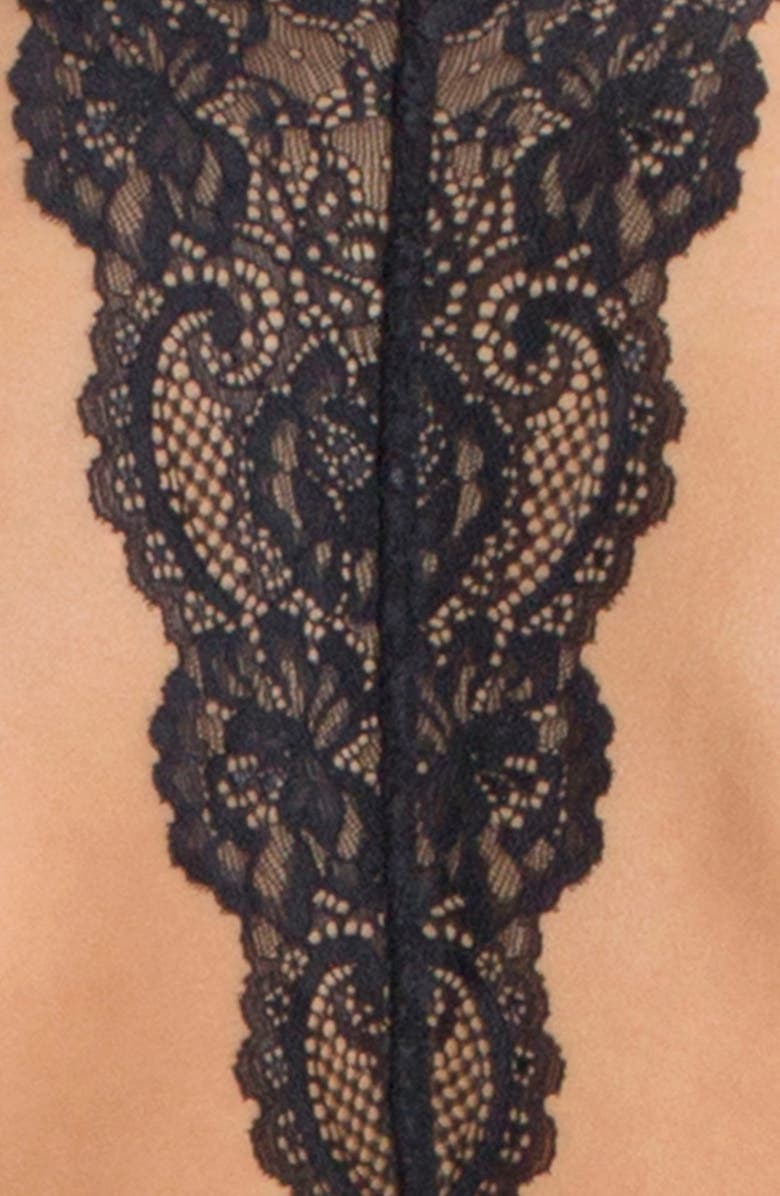 In Bloom by Jonquil Chiffon & Lace Chemise, Alternate, color, 