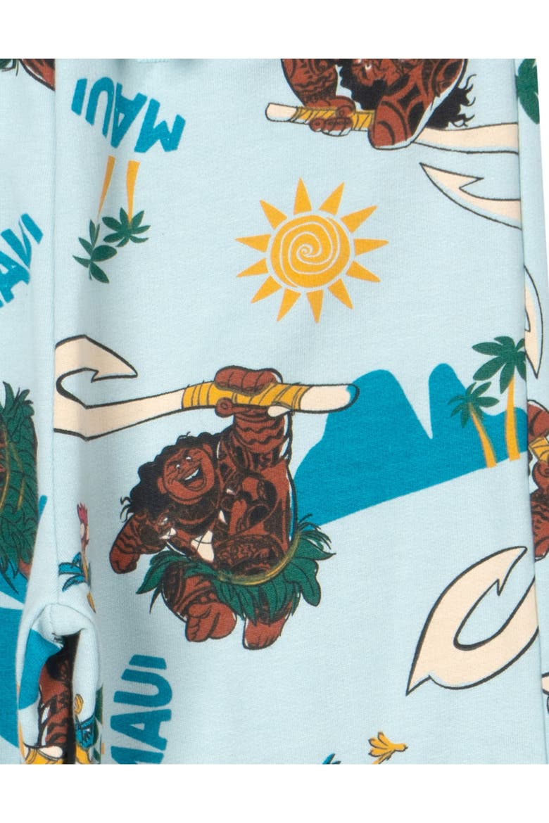 Moana Maui Fleece 2-Piece Hoodie and Pants Set, Alternate, color, Maui Hei Hei Blue