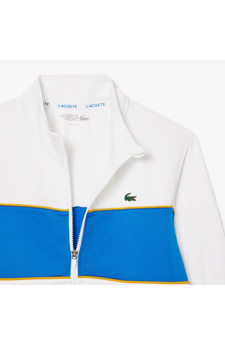 Lacoste Classic Fit Colorblock Zip Jacket, Alternate, color, 