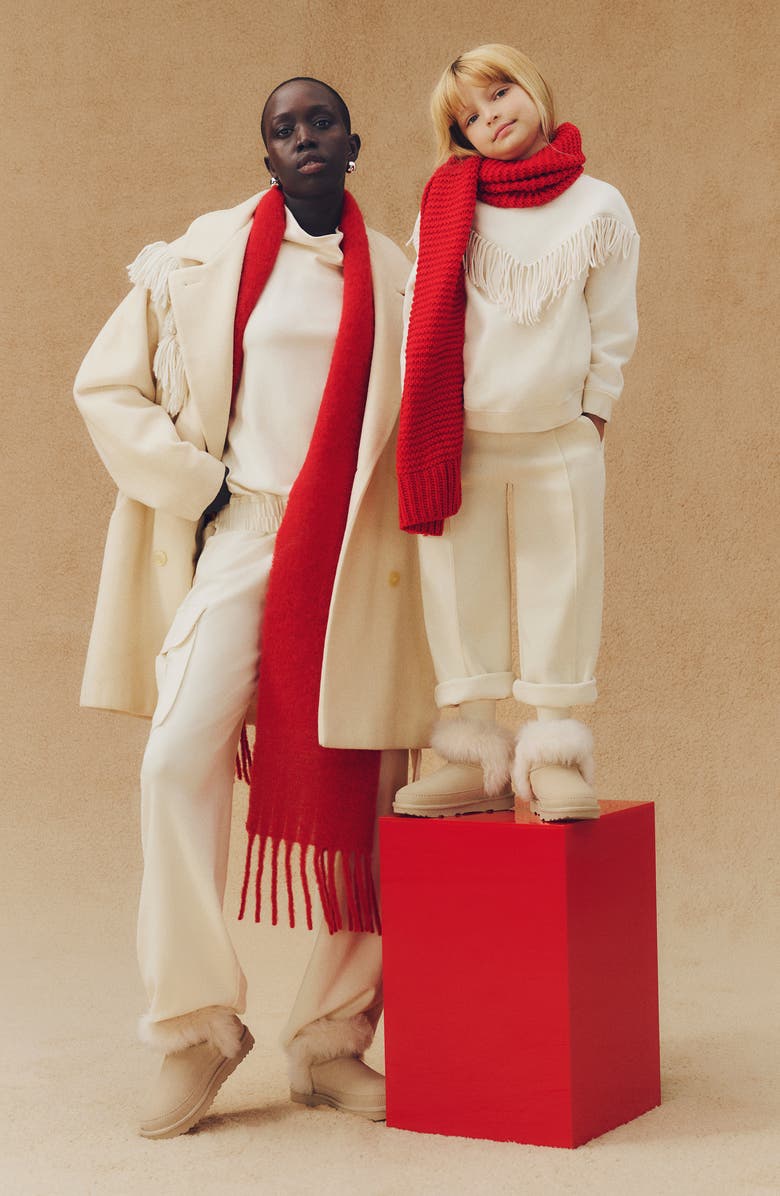 UGG<sup>®</sup> Kids' Classic Ultra Mini Chalet Boot, Alternate, color, Sandcastle