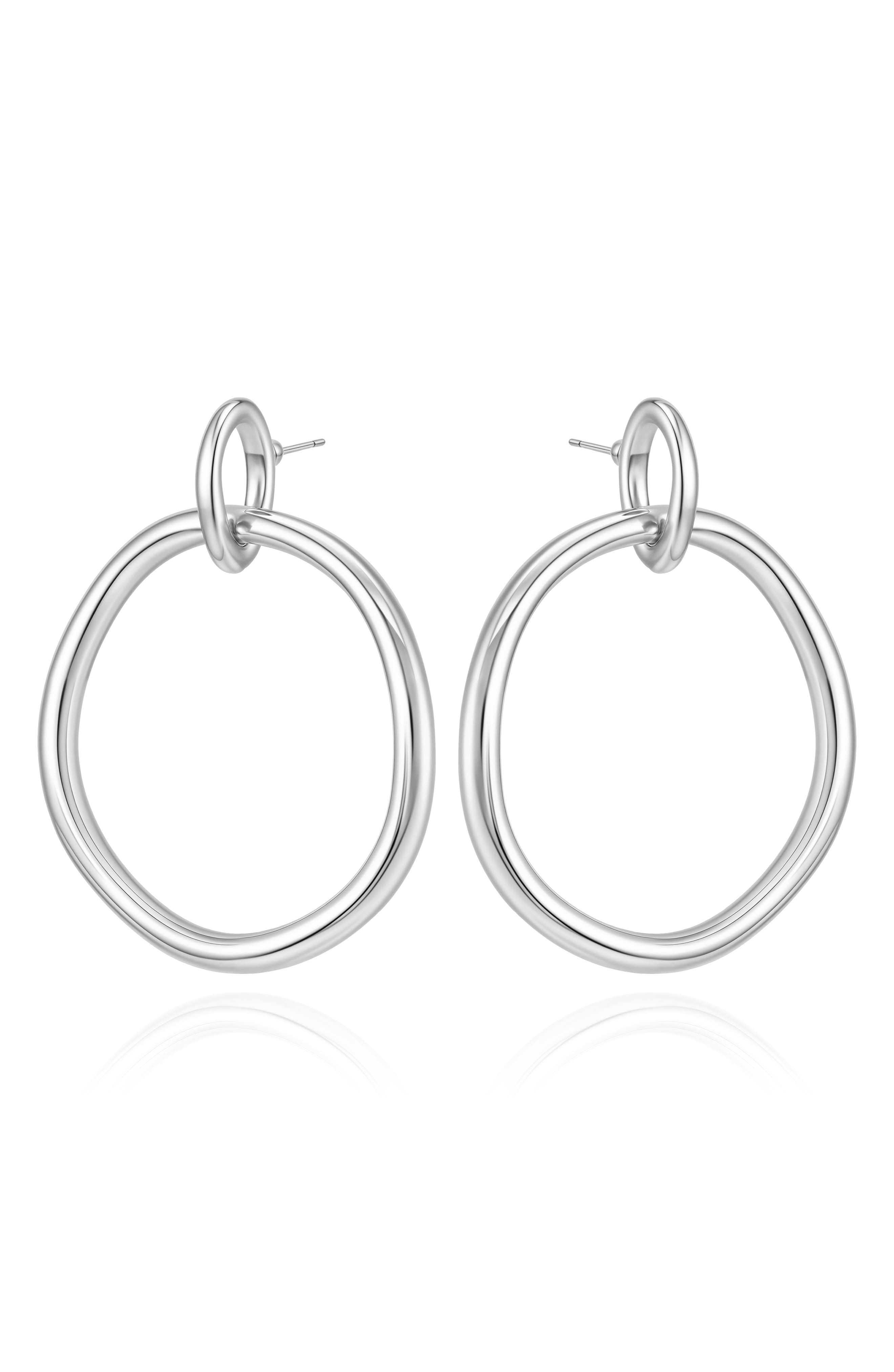 Vince Camuto Hoop Drop Earrings