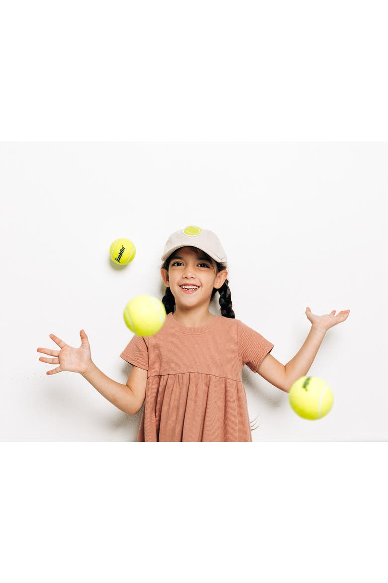 Terry Tennis Hat - Kids, Alternate, color, Dune
