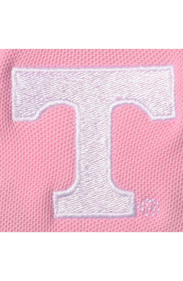 GARB Girls Infant Garb Pink Tennessee Volunteers Caroline Cap Sleeve Polo Bodysuit, Alternate, color, 