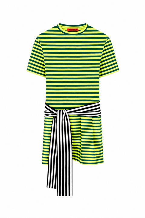 Lottie T-Shirt Dress with Tie Waist