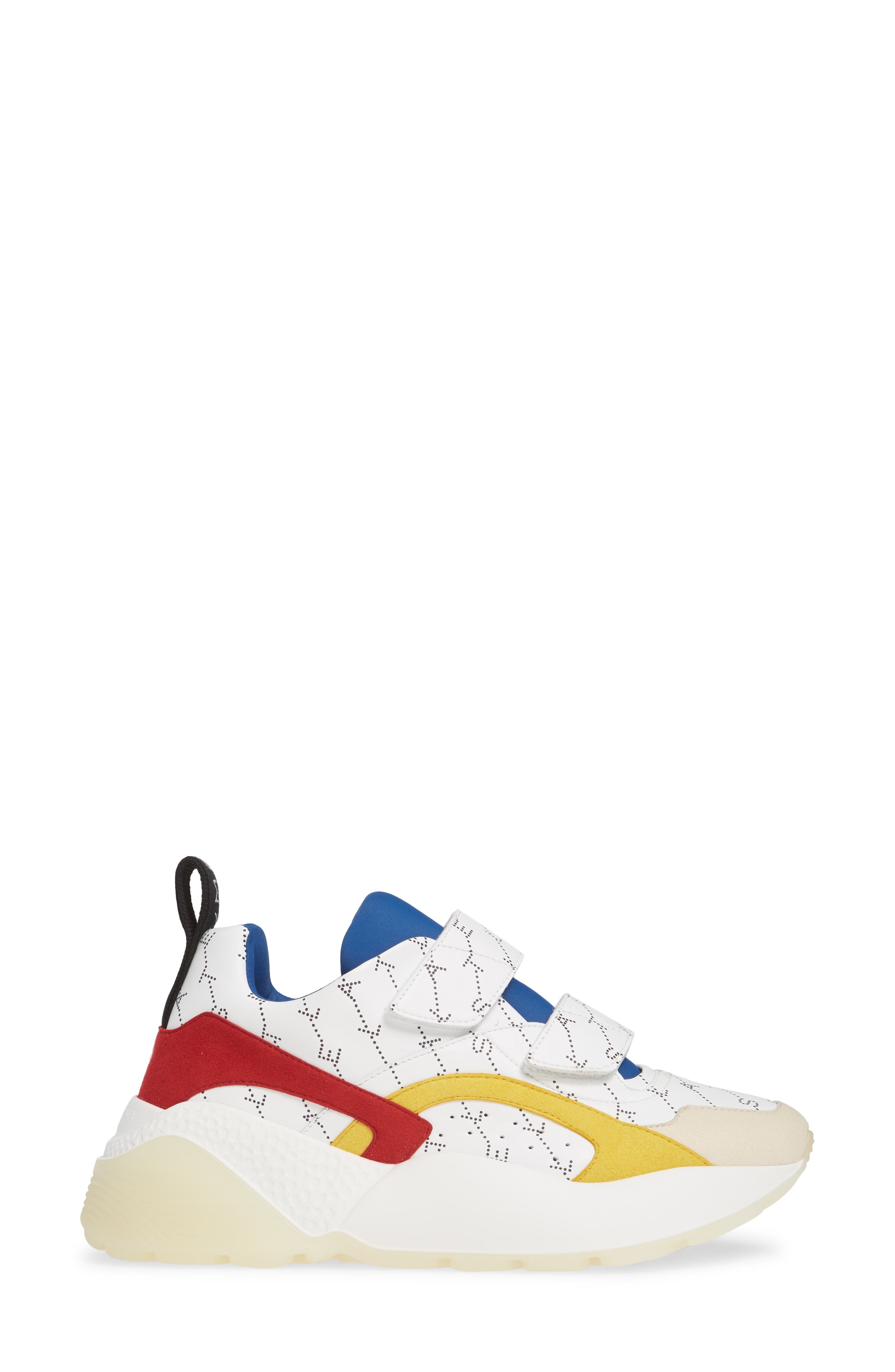 Stella McCartney Eclypse Hook-and-Loop Sneaker, Alternate, color, 