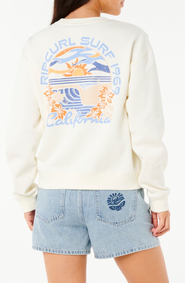 Rip Curl Dune Dancer Relaxed Sweatshirt, Alternate, color, 