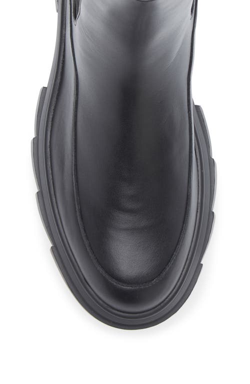 Stuart Weitzman Noho Lug Sole Chelsea Bootie In Gray