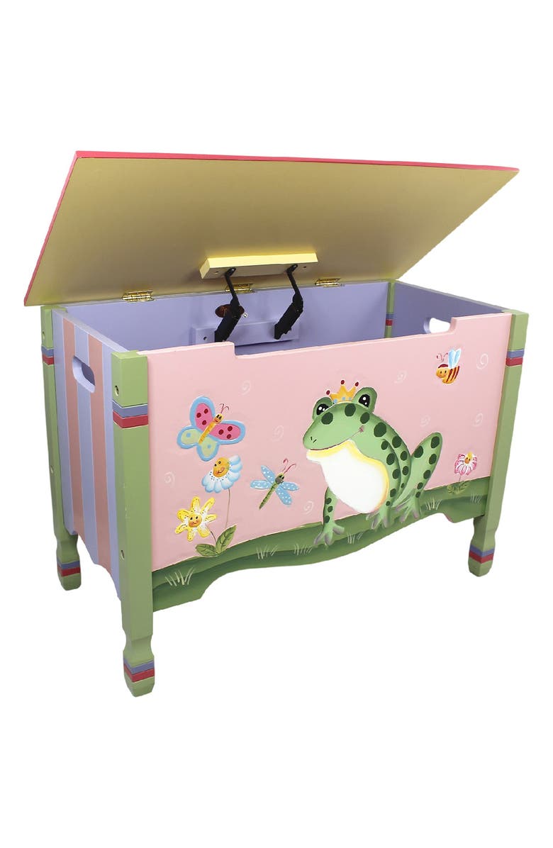 Teamson Kids Fantasy Fields Magic Garden Wood Toy Storage Chest, Alternate, color,