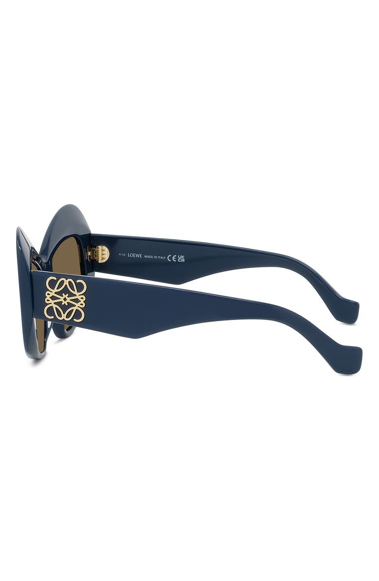 Loewe Anagram Butterfly Sunglasses, Alternate, color, 