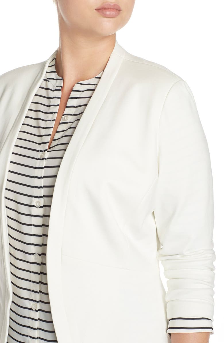 Tart 'Annabella' Open Front Blazer, Alternate, color, Gardenia