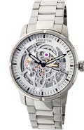 Heritor Automatic Ryder Skeleton Leather-Band Watch