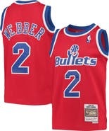 Mitchell & Ness Youth Mitchell & Ness Chris Webber Red Washington Bullets 1994/95 Hardwood Classics Swingman Jersey